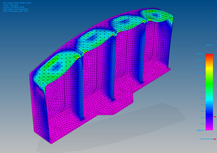 Consulting service provider delivering Finite Element Analysis services to industry